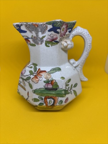 Georgian masons ironstone jug - georgian,