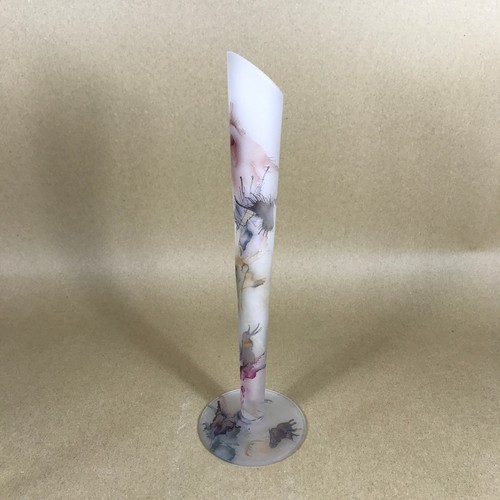 Vintage hand blown - hand, stem