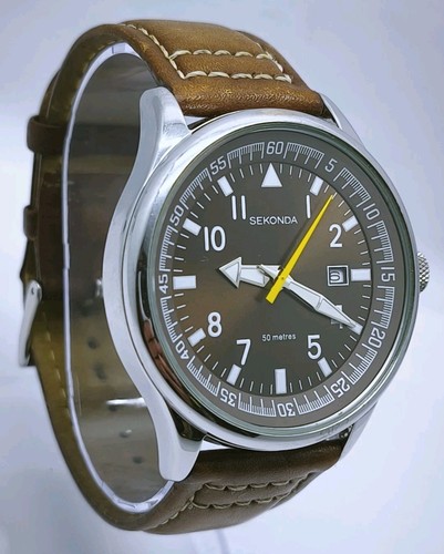Vintage sekonda brown classic - vintage,