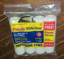 Purdy 4pk White Dove 3/8" Nap