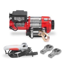 Stealth Electric Winch 12v 3500lb Steel Rope & Twin Wireless Remote Workshop