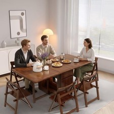 Foldable Solid Wood Dining