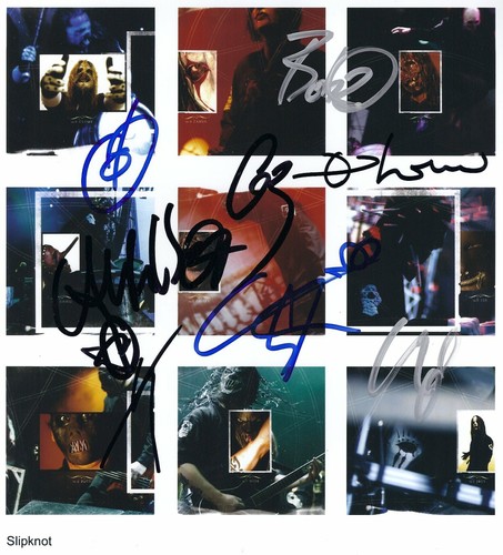 Slipknot signed photo - slipknot,