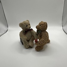 Collectable Figurine - Beau Bears - Cedric and susie - Hand Painted - Very Good