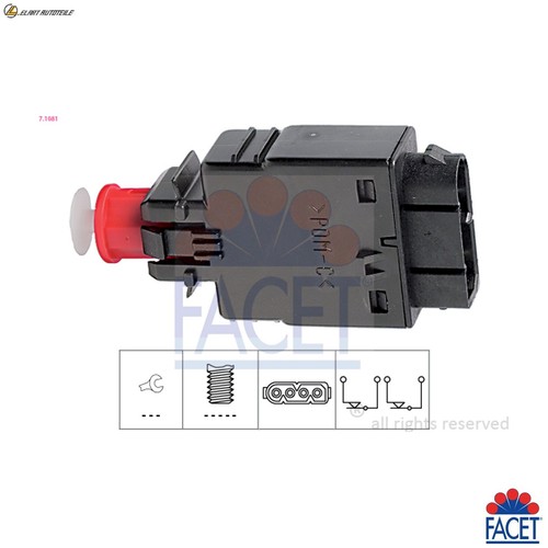 Brake light switch - light, 7.1081