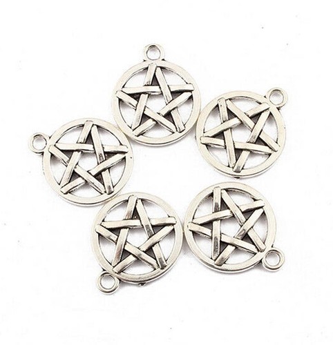 Pentagram tibetan silver - 20,