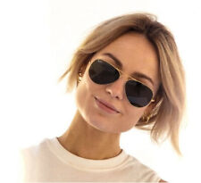 Sunglasses AVIATOR Classic BLACK Lens - 3025 001/62 -  Ray Ban Standard Size