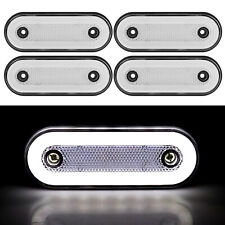 4x LED side marker light frontier light white trailer car truck 12v 24v