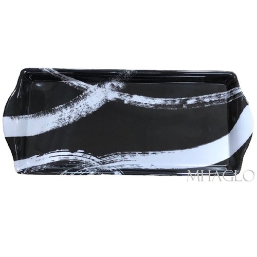 Long narrow black - narrow, white