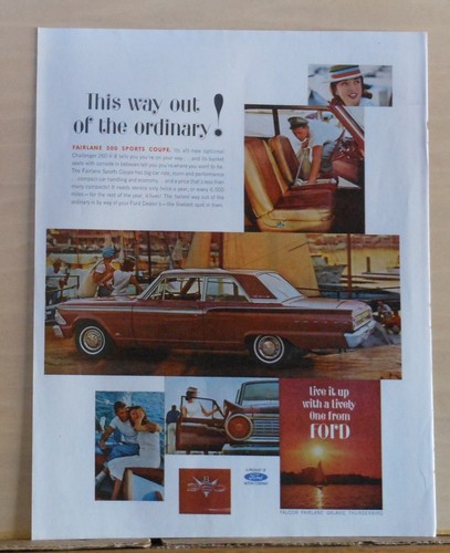 1962 magazine for - ad, ford