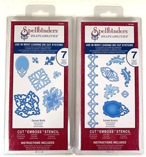 Spellbinders Shapeabilities Bundle Damask Motifs & Damask Accents New Unused