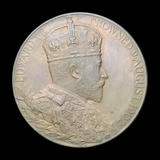 Great Britain: 1902 Bronze 53mm Edward VII Coronation Medal