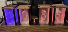 RGB Nixie Tube Clock LED Desk