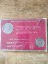 Winston Churchill And JFK Coin Set 