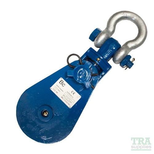 Snatch block with safety pin - snatch,