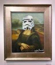 BLACK FRIDAY SALE!!  Mr. Brainwash Painting - -Storm Trooper - Star Wars