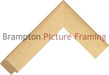 38mm Wide Natural Cushion Wood Picture Frame Moulding