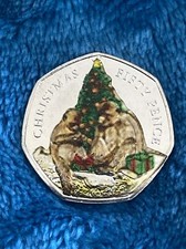 Brand New Christmas 🎄 50p Coin Xmas Barbary Apes 🦧 Gibraltar 🇬🇮 Decal Gift