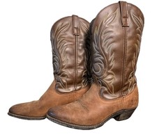 Laredo Women's Cowboy Boots Size 7.5M Brown 5742 Lea Vamp Fox