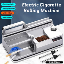 Cigarette Rolling Machine Electric 3-Tube Cigarette Roller Tobacco Filling Maker