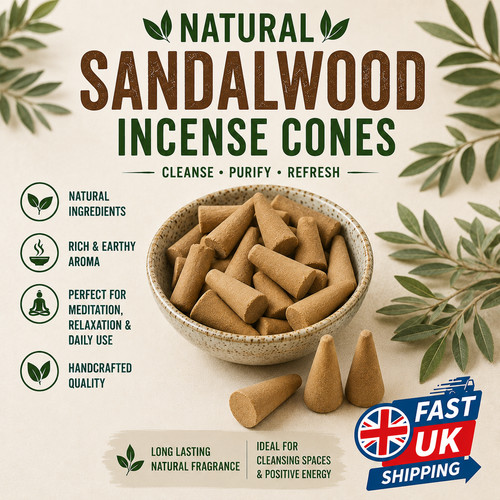 Sandalwood incense cones - incense,
