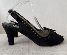 Emma Hope Black Nubuck Leather