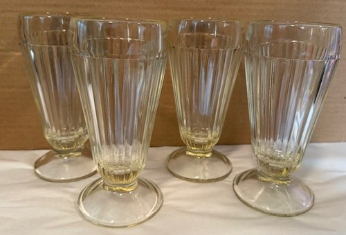 Vintage ribbed milk shake ice - vintage,