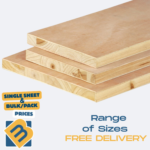 Blockboard 18mm block board - (block,