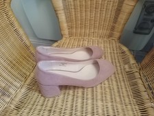 Faith Blush Pink Faux Suede