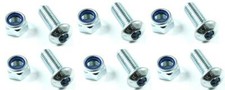 APICO REAR SPROCKET BOLT AND NUT SET FOR TRIALS BIKES 6 PIECE GAS GAS SHERCO ETC
