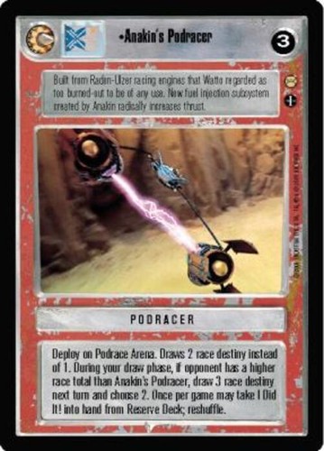 Anakin podracer star wars - anakin's,