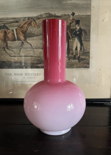 Antique peachblow cased glass - antique,