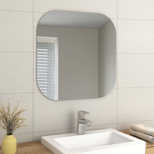Frameless unframed bathroom - frameless,