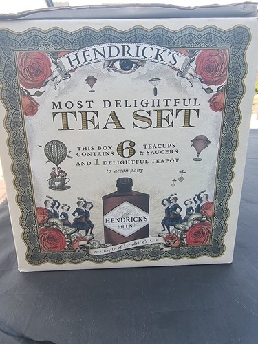 Hendricks gin with tea - hendricks,