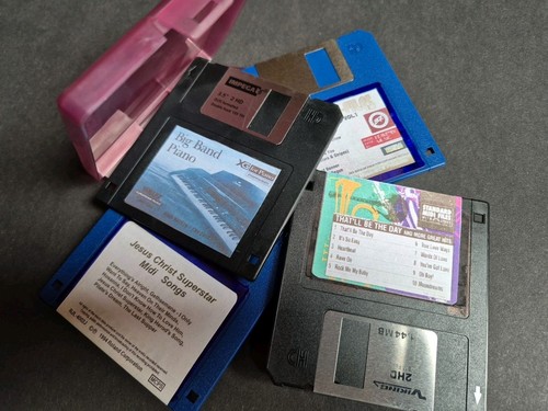 Midi song files floppy disks - song,