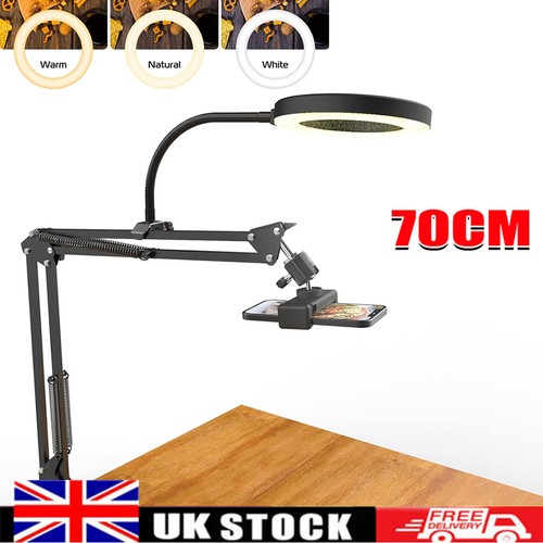 Led ring light overhead desk - led,