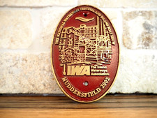 Canal Boat Plaque Brass