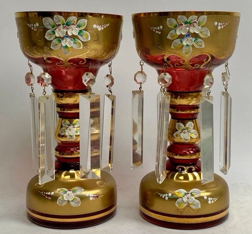 Victorian pair ruby - of,