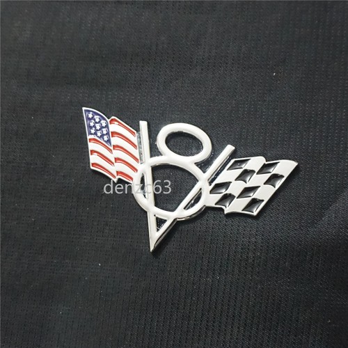 Chrome usa flag silver - flag,