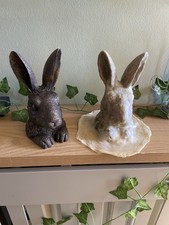 Rubber Latex Mould Rabbit Hare Ground Breaker Garden Ornament Rabbit Mold Last 1