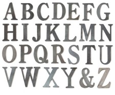 Mild Steel Letters A - Z Laser