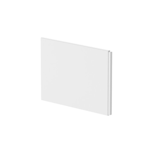 Nuie shaped shower bath - bath, end