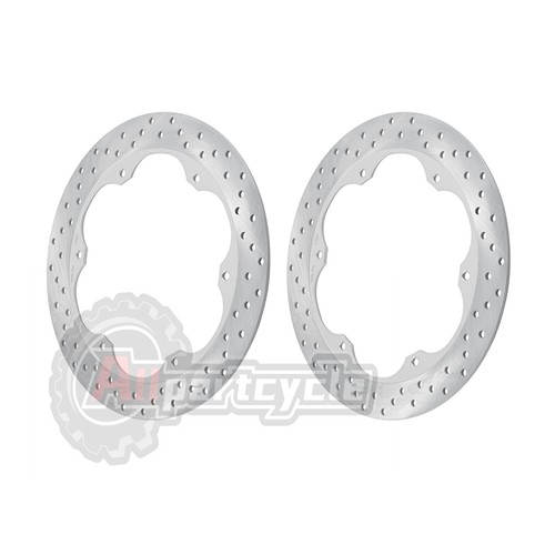 2xfront brake rotors discs for - rotors,
