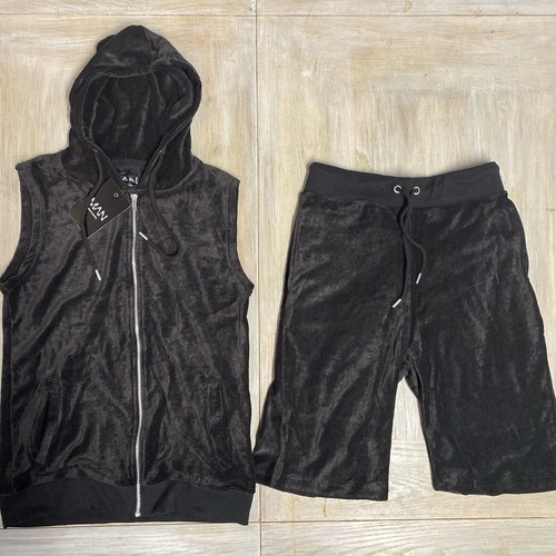 Mens hooded shorts tracksuit - shorts,