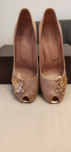 Kurt geiger rose gold satin - geiger,
