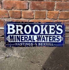Brookes Mineral Water Metal