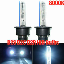 8000k Bulbs HID Xenon Low Beam Headlight Pair 2 Bulb D2S D2R D2C 8000 k 28A