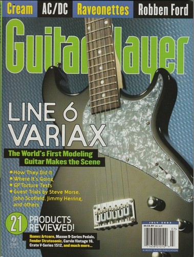 Guitar player magazine july - guitar,