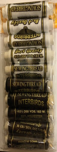 Spools white thread 5 - 5,