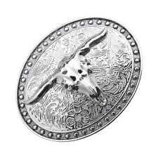 Longhorn Bull Belt Buckle Cowboy Belt Buckle Western Rodeo Bull Buckle for Men